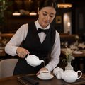 Porcelain Teapots 426ml for Stylish Serving (Pack of 4)