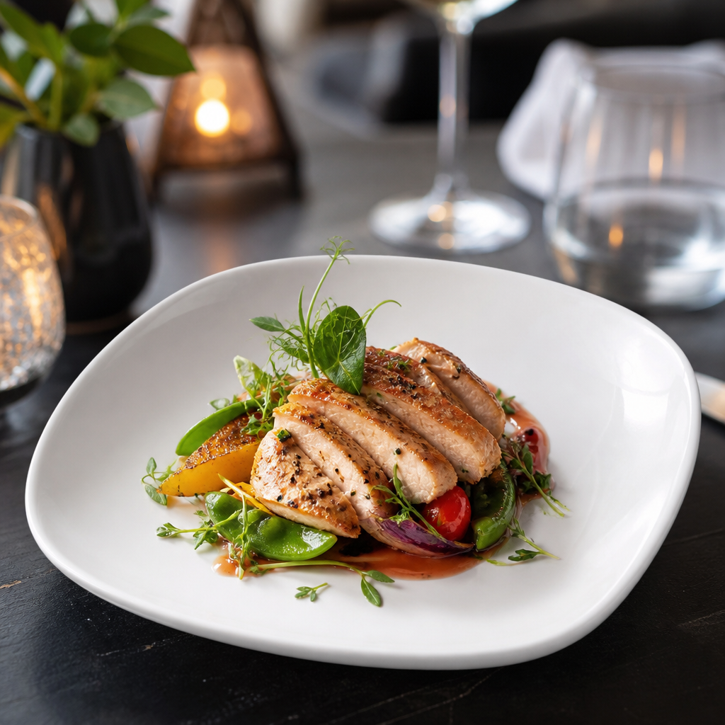 Square Plates 180mm White Porcelain for Creative Food Presentation (Pack of 36)