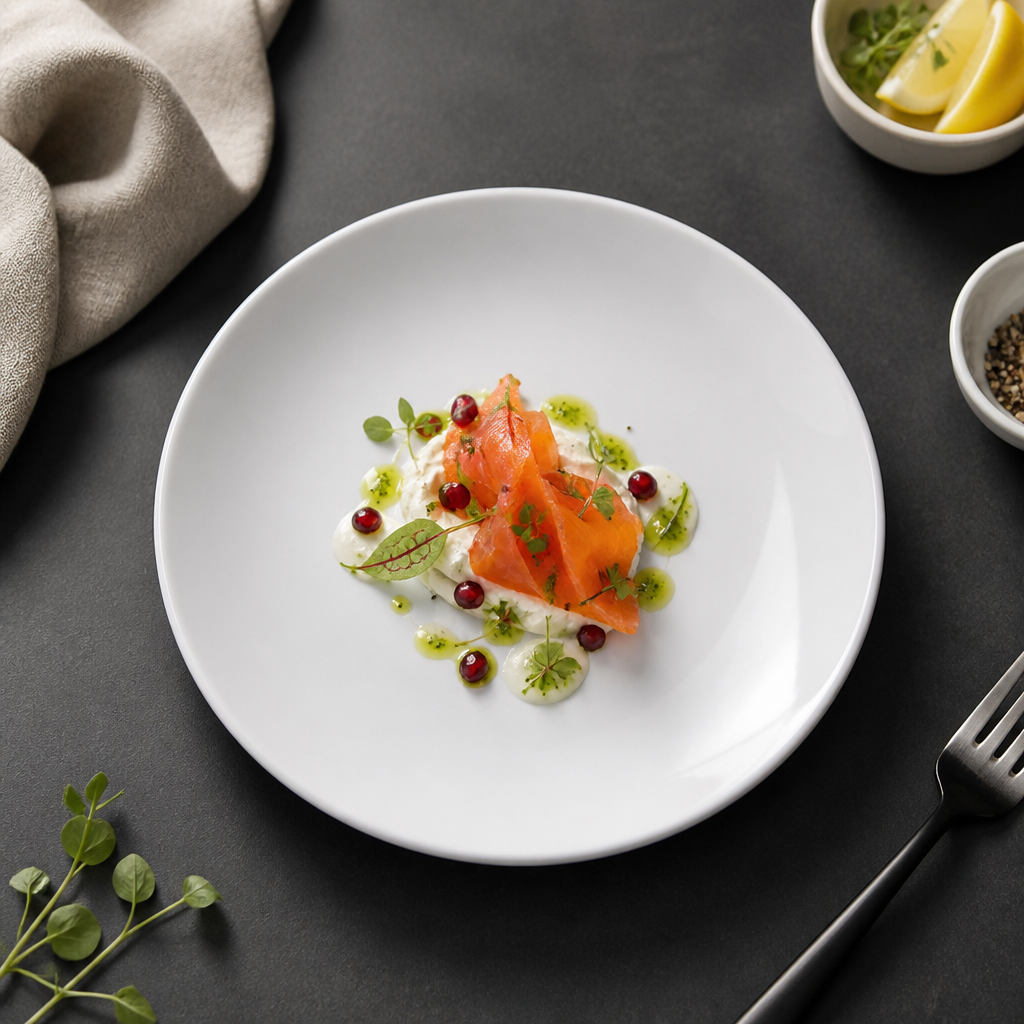 White Vitrified Porcelain Coupe Plates 150mm for Catering & Hospitality
