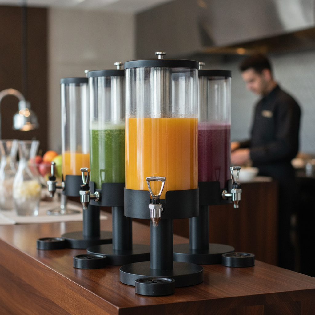Metal & Plastic Buffet Juice Dispenser 11.4L for Catering & Hospitality