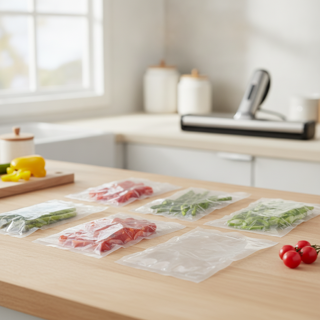 Polybutylene Compostable Vacuum Sealer Bags 300x400mm for Food Preservation (Pack of 50)