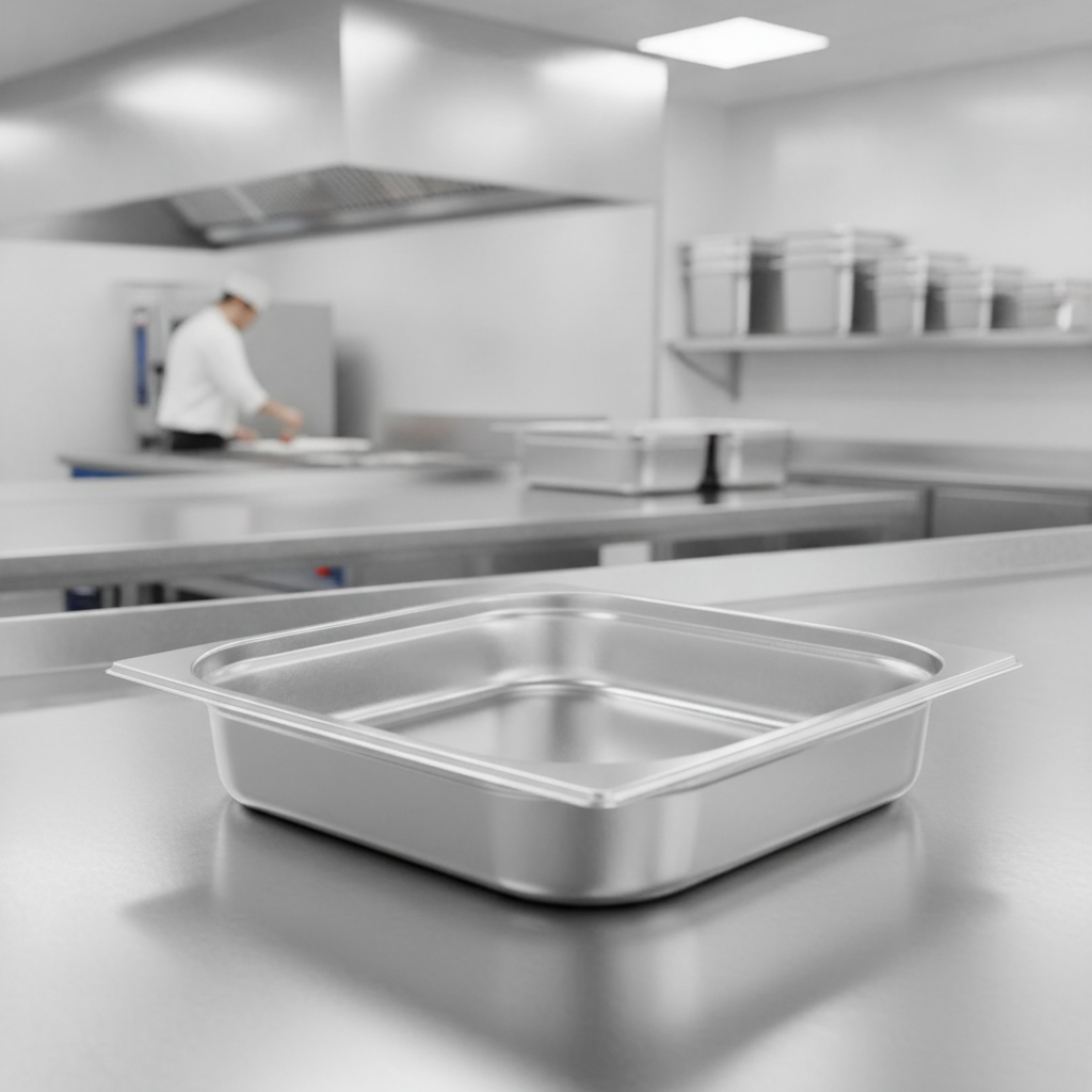 201 Stainless Steel 2/3 Gastronorm Tray 65mm for Efficient Food Storage