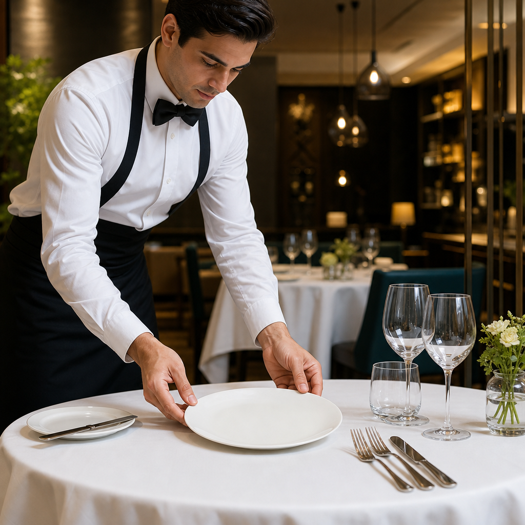 Royal Bone Coupe Plates 260mm Bone China for Fine Dining (Pack of 6)