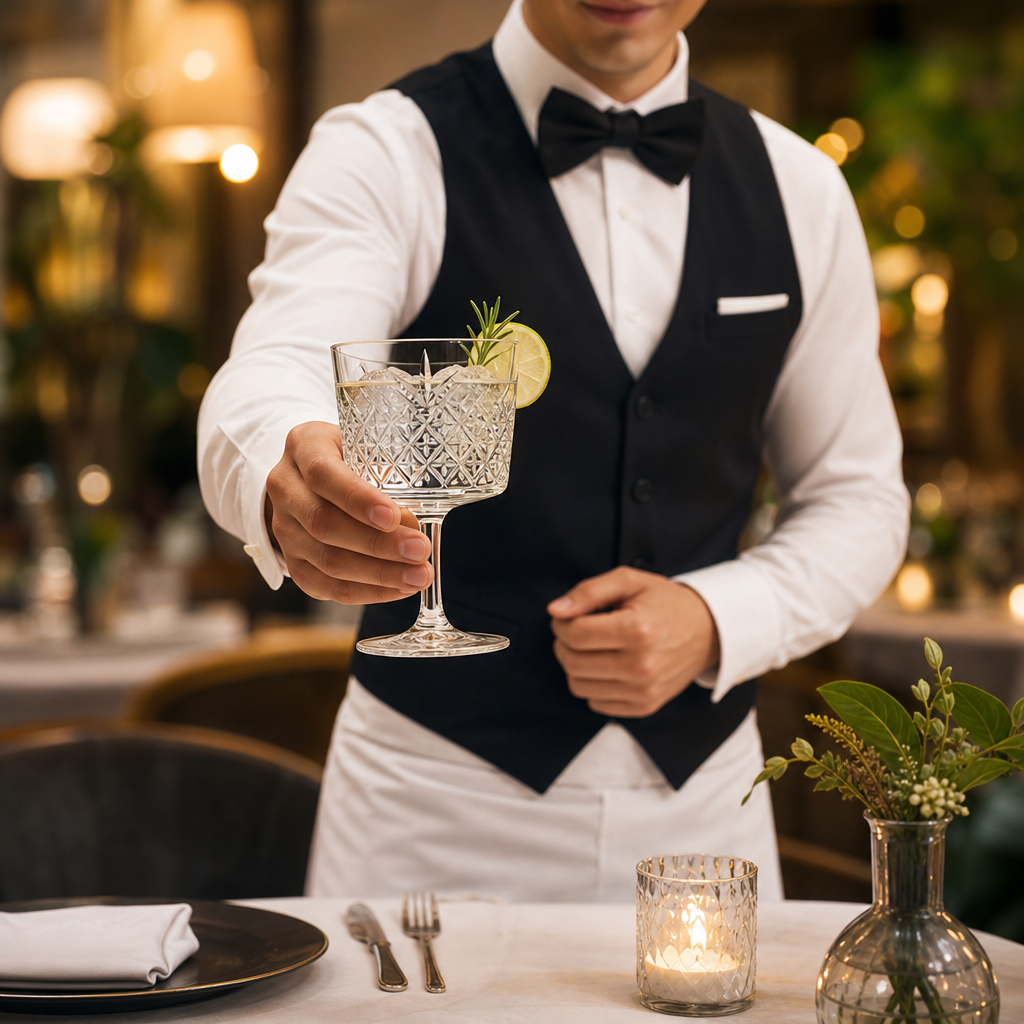 Soda Lime Vintage Goblets 260ml for Stylish Venues (Pack of 24)