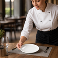 Royal Bone Coupe Plates 180mm Bone China for Restaurant Dining (Pack of 12)