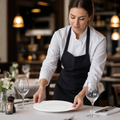 Plate inch 8 White Porcelain for Catering Needs (Box of 24)