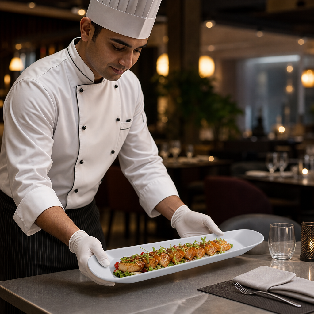 Platter 650mm Porcelain for Hotels & Restaurants