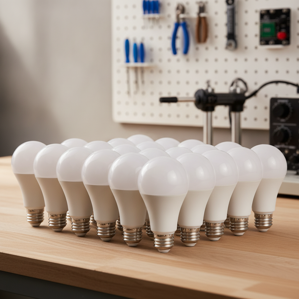 Plastic & Aluminium LED GLS Bulbs 10W for Task Lighting (Pack of 10)