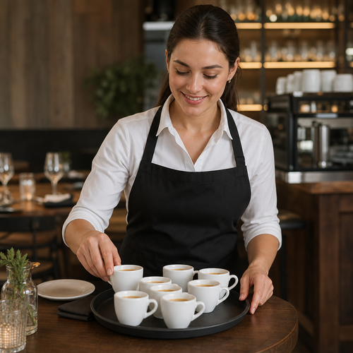 Ceramic Espresso Cups 110ml for Professional Use (Pack of 12)