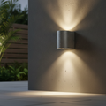 Aluminium Outdoor Wall Light with Dual Lighting Effect for Patios