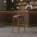 Rubber Wood Hoop Back Bar Chair 10kg for Restaurants & Bars