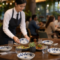 Alumina Bowls 140mm Vitrified Ceramic for Outdoor Dining (Pack of 12)