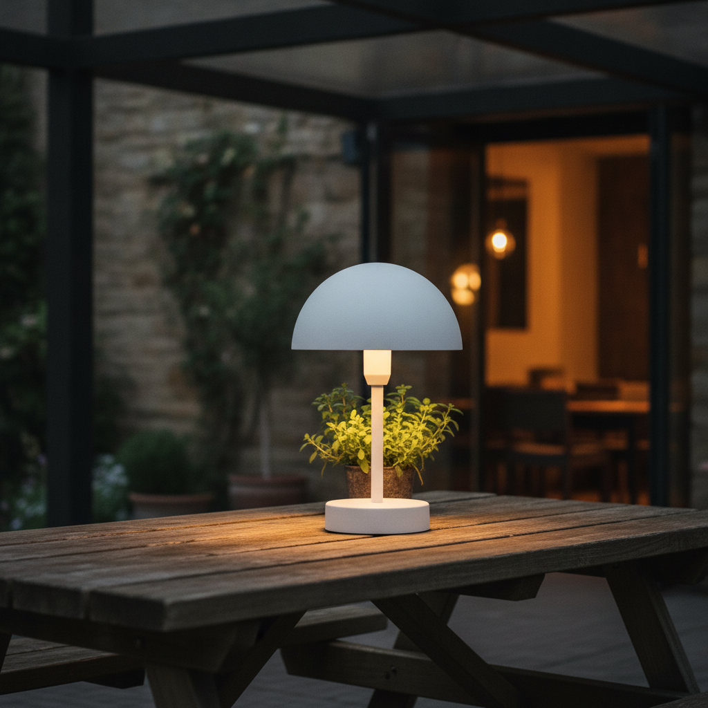Aluminium Outdoor Battery Light for Indoor & Outdoor Use