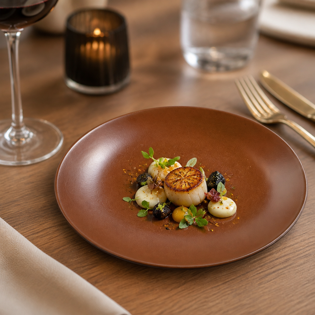 Fire Coupe Plates 152.5mm Porcelain for Professional Use (Pack of 24)