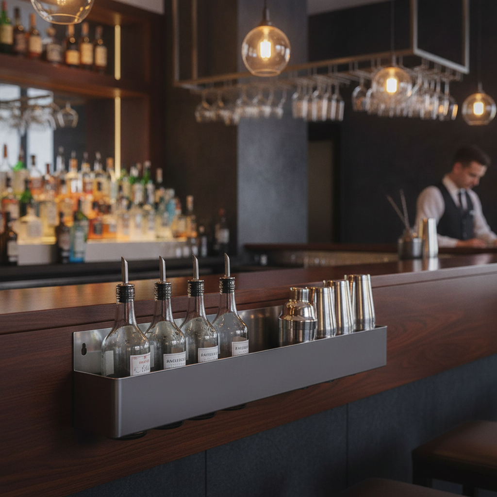 Stainless Steel Speed Rail 810mm for Busy Bars