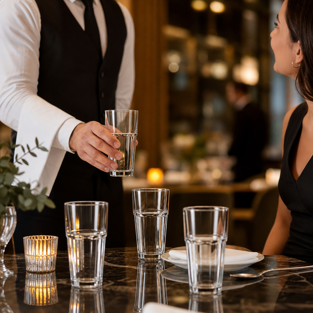 Glass Hi-Ball Tumblers 350ml for Casual & Fine Dining (Pack of 12)