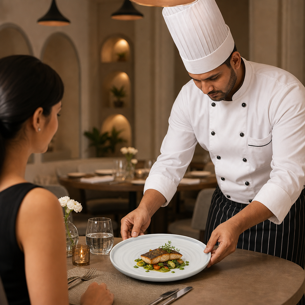 Walled Plates 280mm Vitrified Ceramic for Dining Tables (Pack of 6)