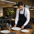 Organic Walled Plates 206mm Vitrified Ceramic for Restaurants & Hospitality (Pack of 6)