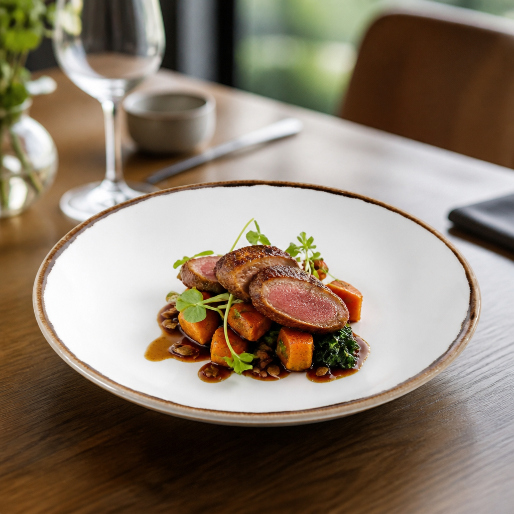 Handcrafted Deep Coupe Plates 255mm Porcelain for Farm-to-Table Dining (Pack of 12)
