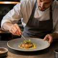 Stonecast Round Dishes in Peppercorn Grey for Elegant Dining