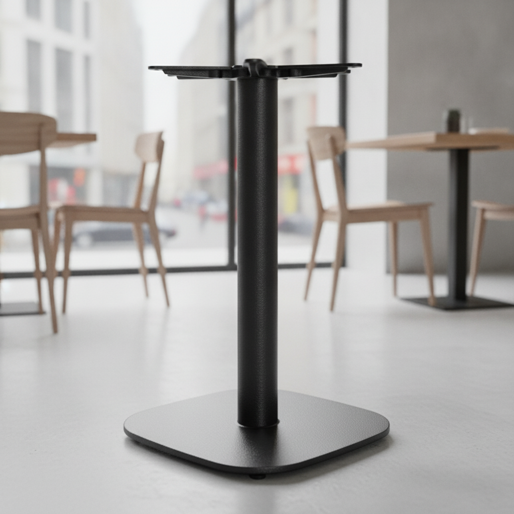 Cast Iron Table Base Black 720mm for Cafés & Restaurants
