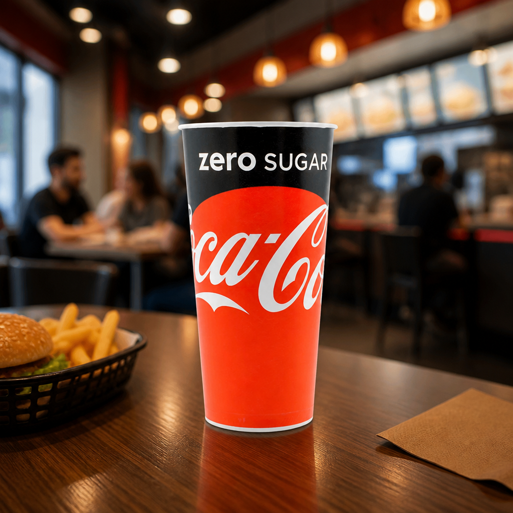 PEFC Certified Paper Cold Cups 22oz for Events (Pack of 1000)