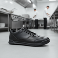 Microfibre Black Liberty Trainers for Work Safety