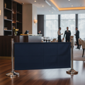 Polyester Dark Blue Canvas Barrier 700x1430mm for Queuing Systems