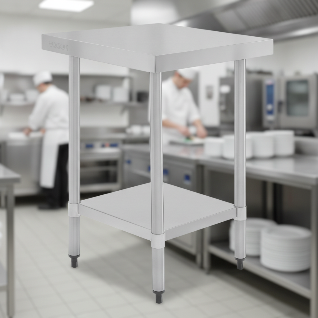 Stainless Steel Prep Table 600mm for Back-of-House Use