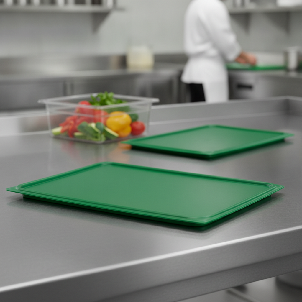 Polypropylene Green Seal Lid for Food Storage (1/1 GN)