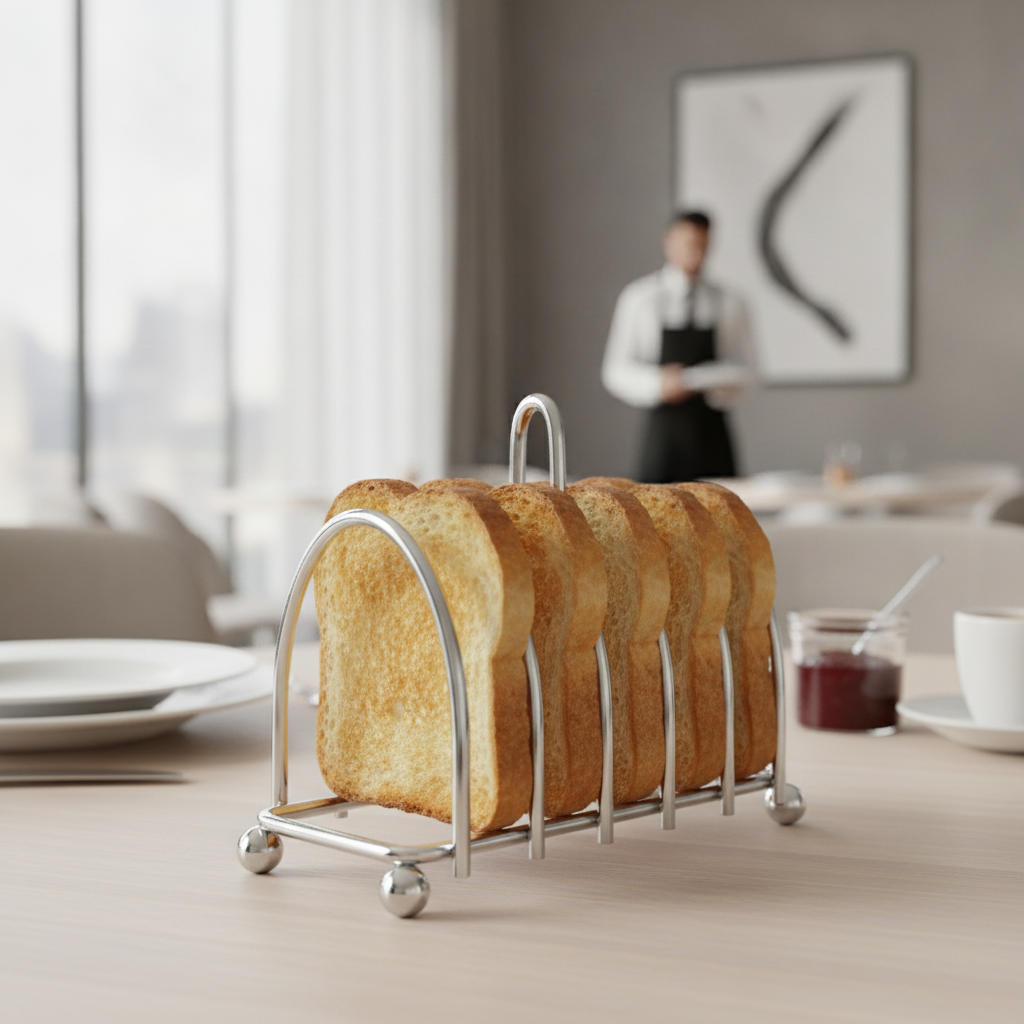 Stainless Steel Wire Toast Rack 155x80mm for Breakfast Service