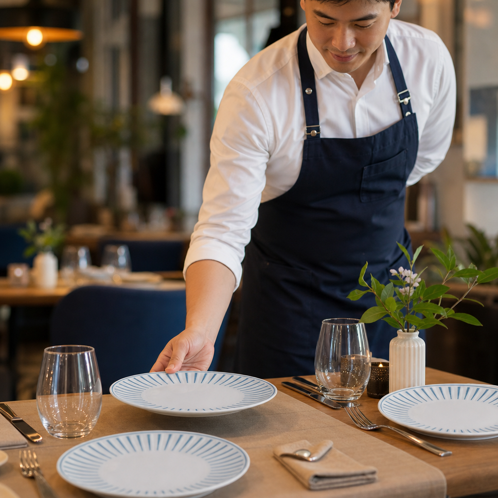 Coupe Plates 260mm Vitrified Ceramic for Dining (Pack of 12)