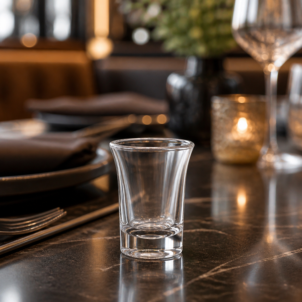 Polycarbonate Clear Shot Glass 25ml for Nightclubs & Events (Pack of 24)