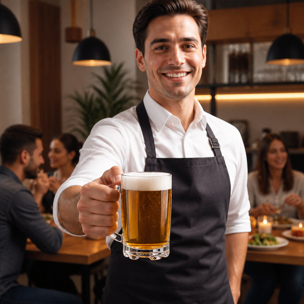 Polycarbonate Beer Mugs 443ml for Bars & Pubs (Pack of 12)