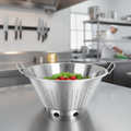 Heavy Duty Stainless Steel Colander 15.5L for Professional Kitchens