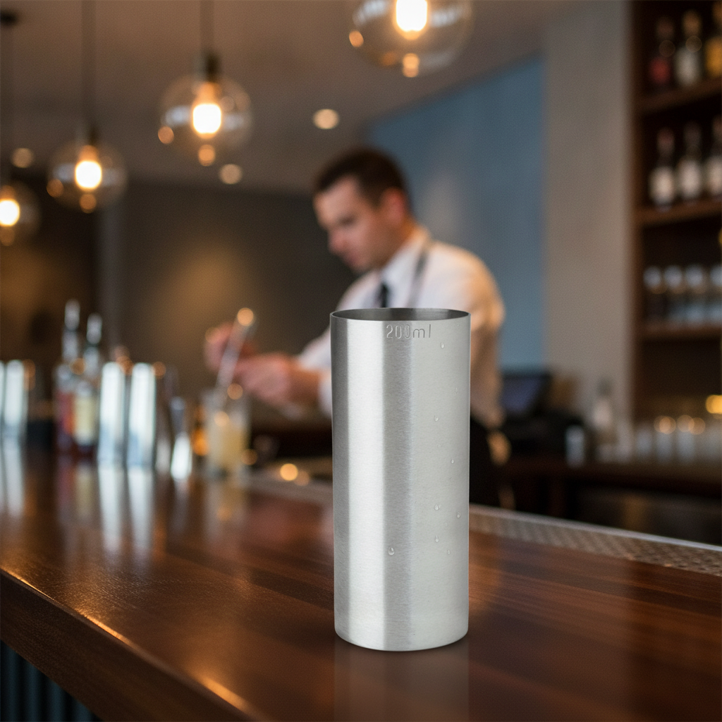 Stainless Steel Thimble Measure 200ml for Bars & Pubs