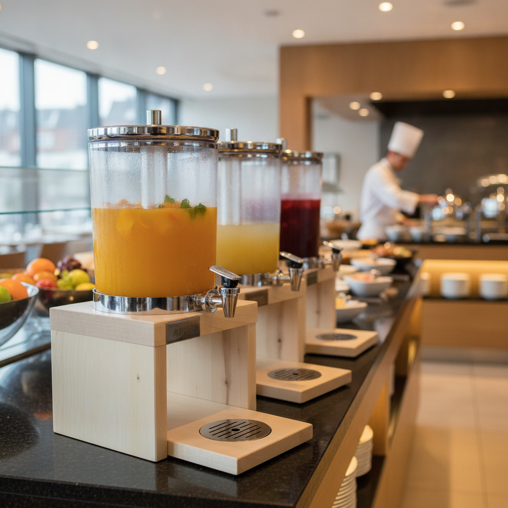 Plastic Juice Dispenser 6L for Breakfast Buffets