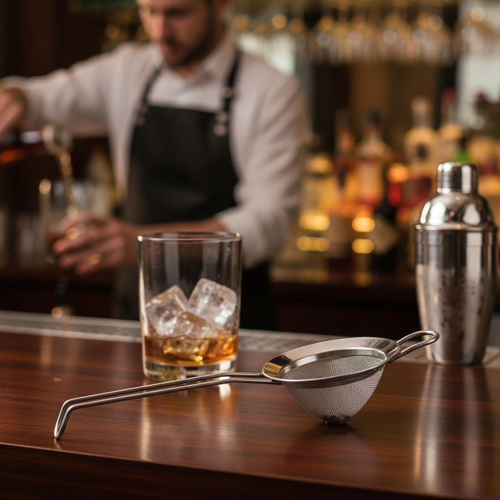 Stainless Steel Fine Mesh Strainer 229mm for Cocktails