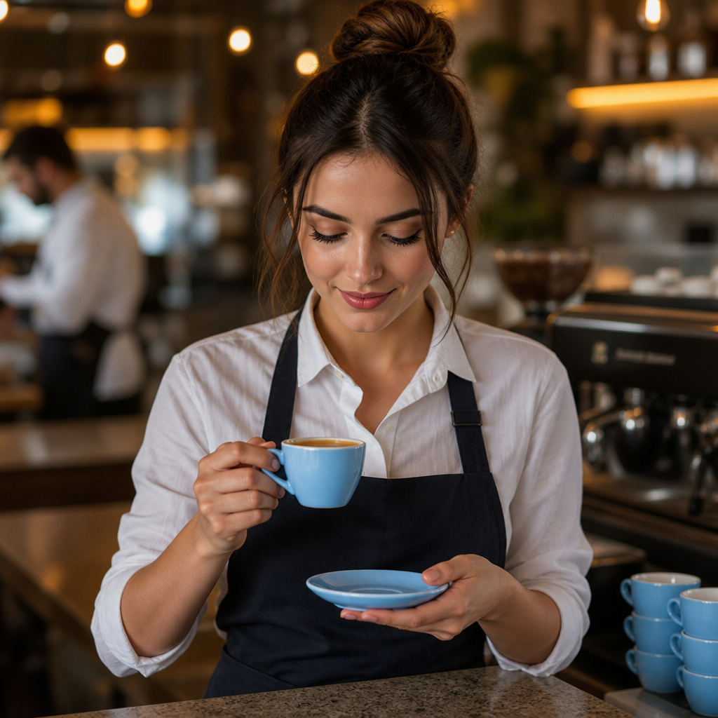 Stoneware Espresso Cups 100ml for Coffee Shops (Pack of 12)