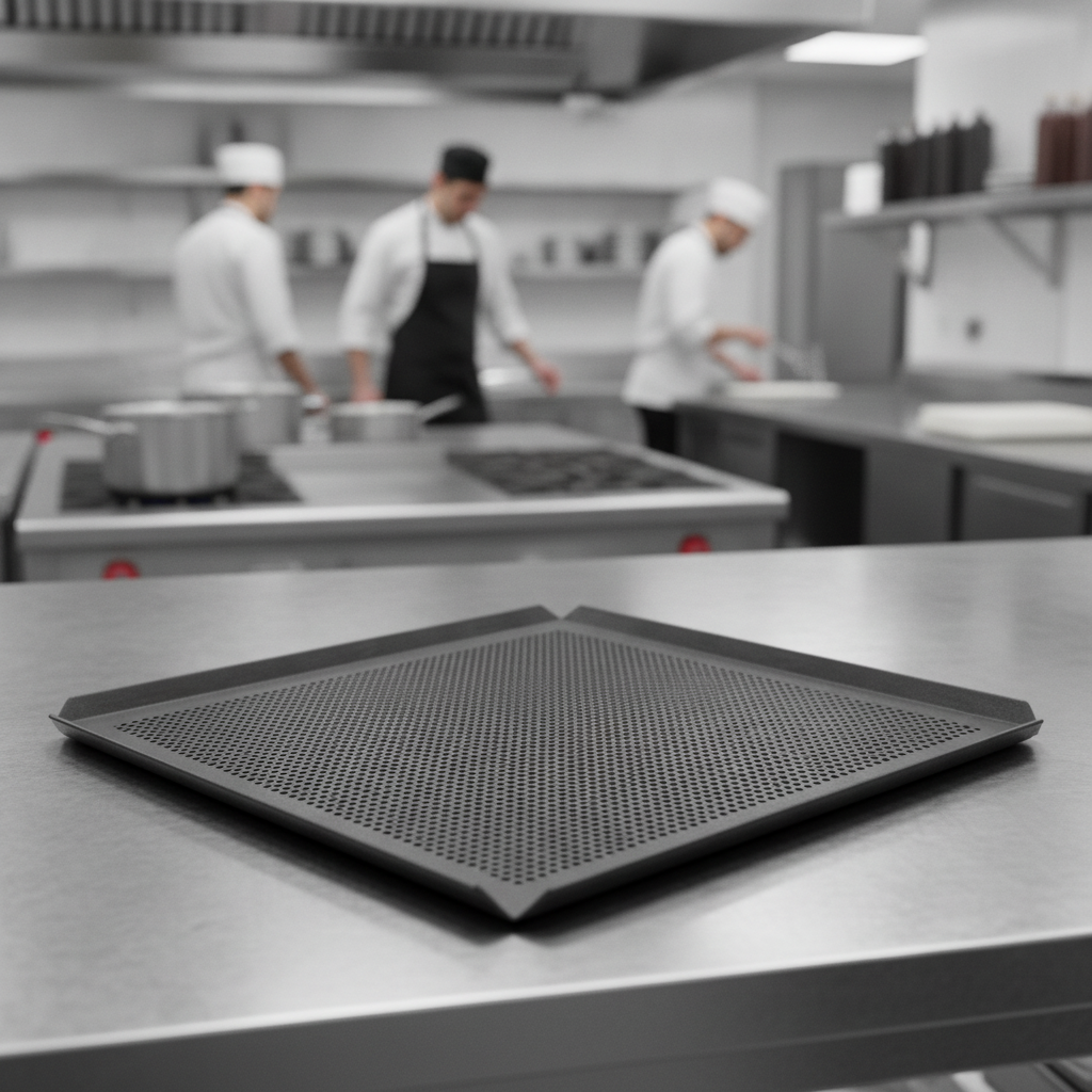 Perforated Baking Tray 325x354mm for Commercial Use