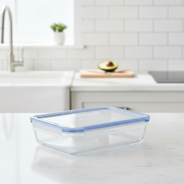 Tempered Glass Food Storage Container 2.7L, Glass