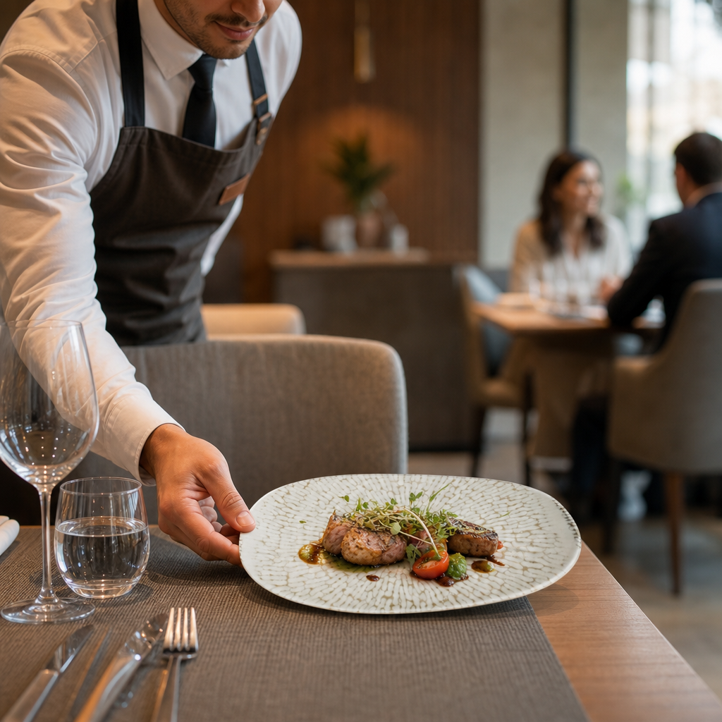Oblong Plates 220x130mm Taupe Vitrified Ceramic for Hospitality (Pack of 12)