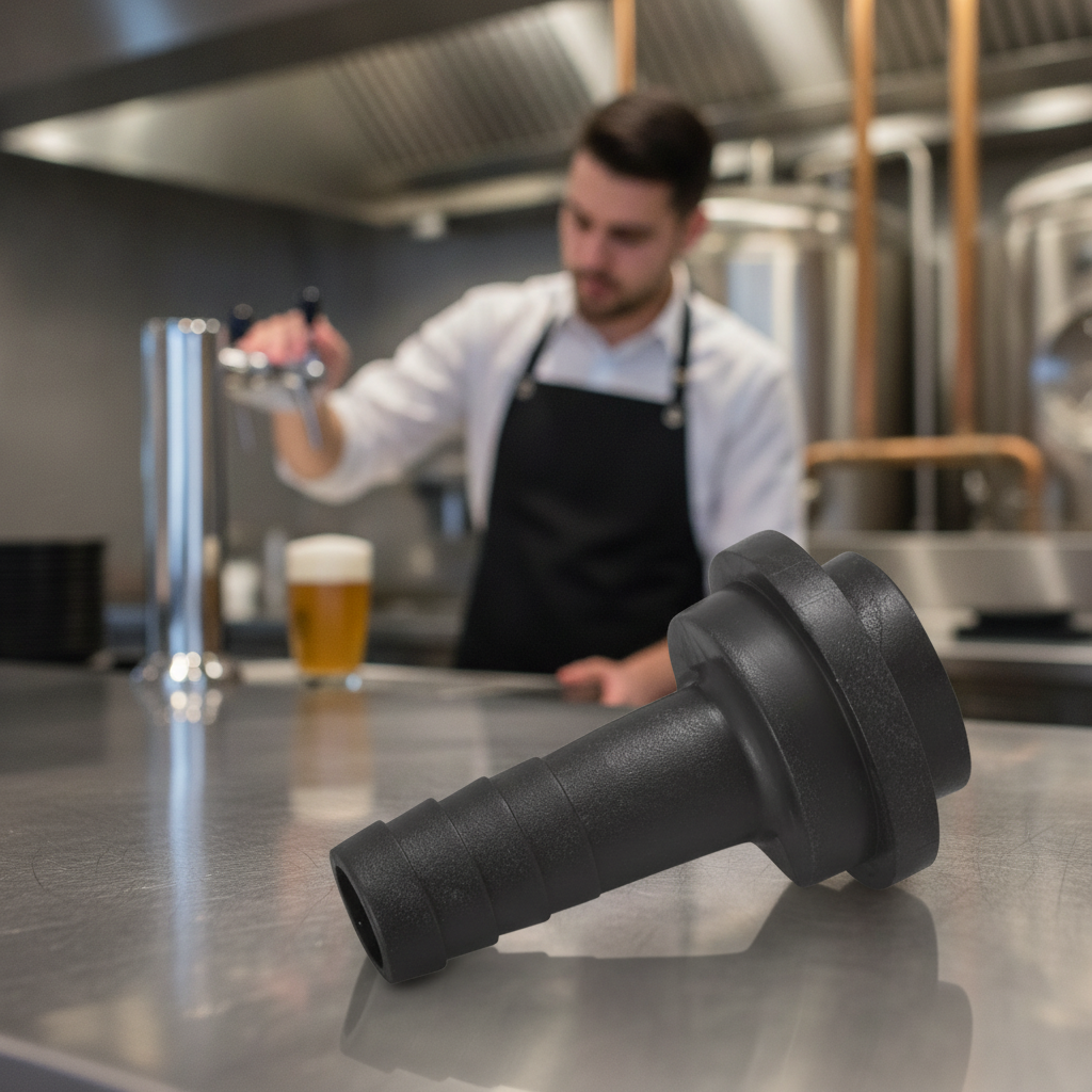 Plastic Hose Tail 9mm BSP for Efficient Beer Dispensing