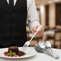 18/10 Stainless Steel Dessert Forks for Table Service (Pack of 12)
