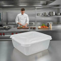 Polypropylene Square Food Storage Box 10L for Kitchen Use
