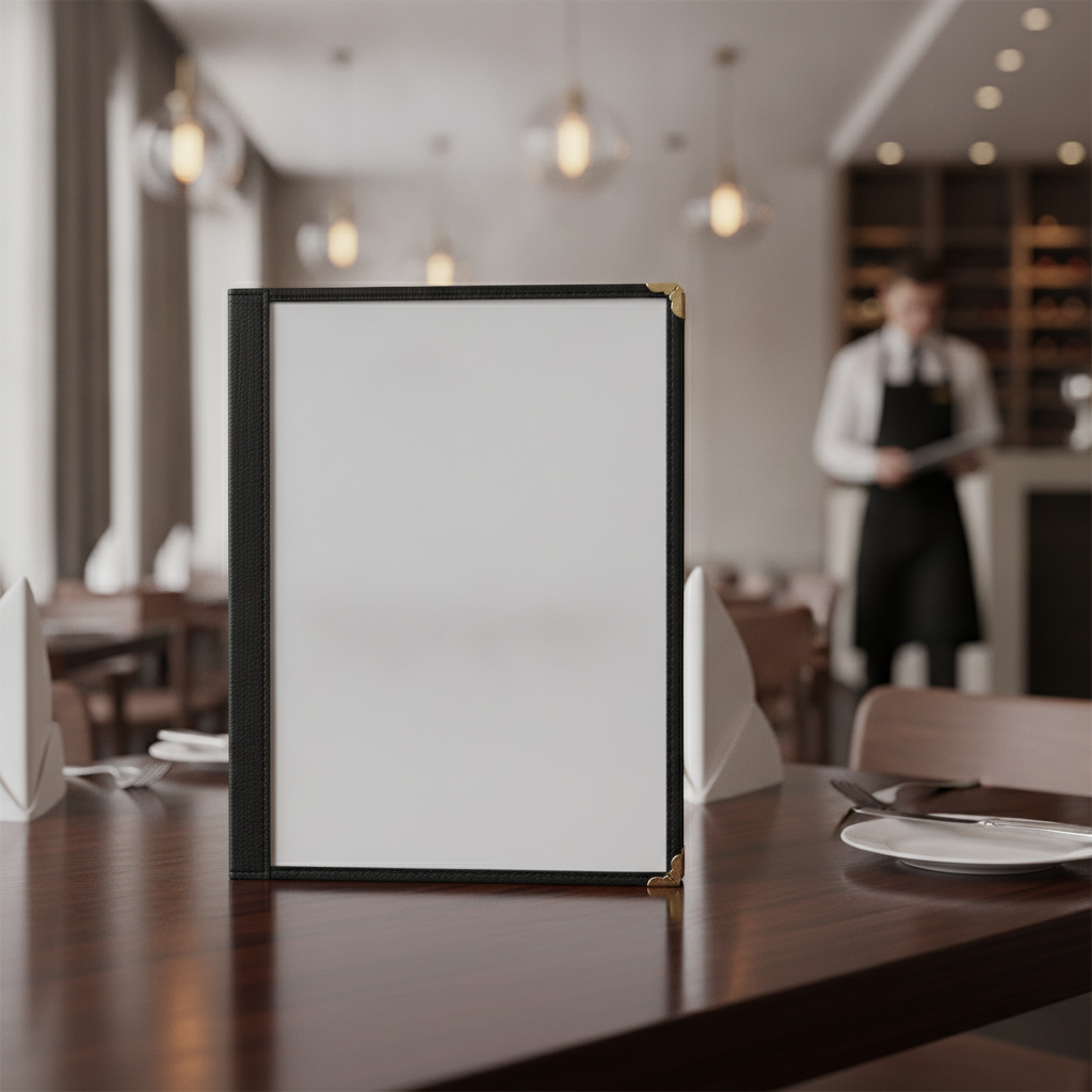 Plastic American Style Cover for Restaurants (A4 or A5)