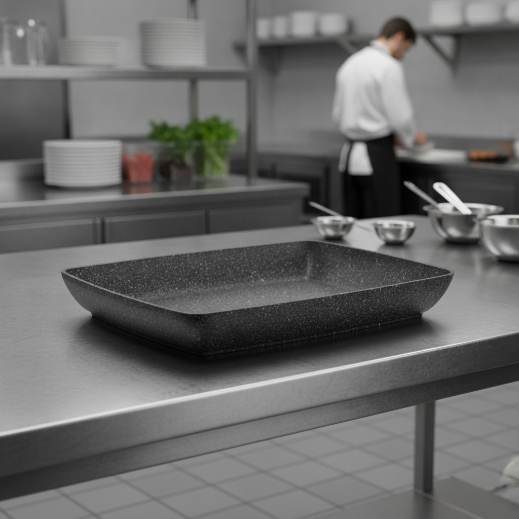 Aluminium Non-Stick Bowl GN 1/2 2.4L for Catering Displays