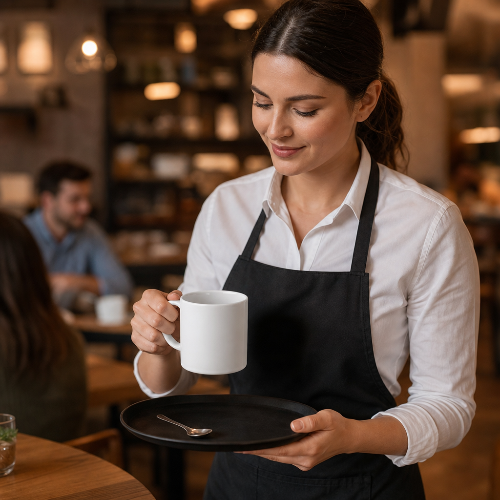 Mugs 280ml Porcelain for Cafés & Restaurants (Pack of 12)