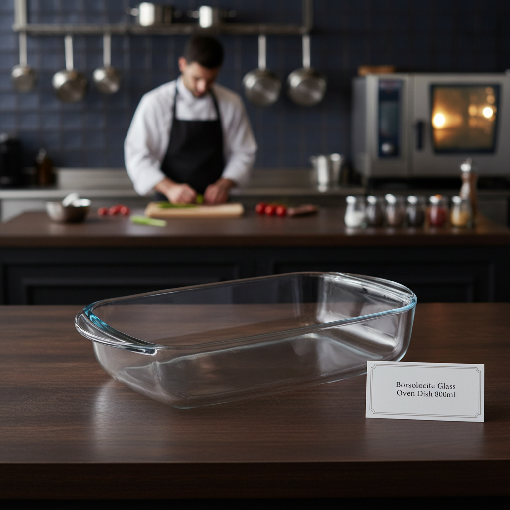 Borosilicate Glass Oven Dish 800ml for Cooking & Serving