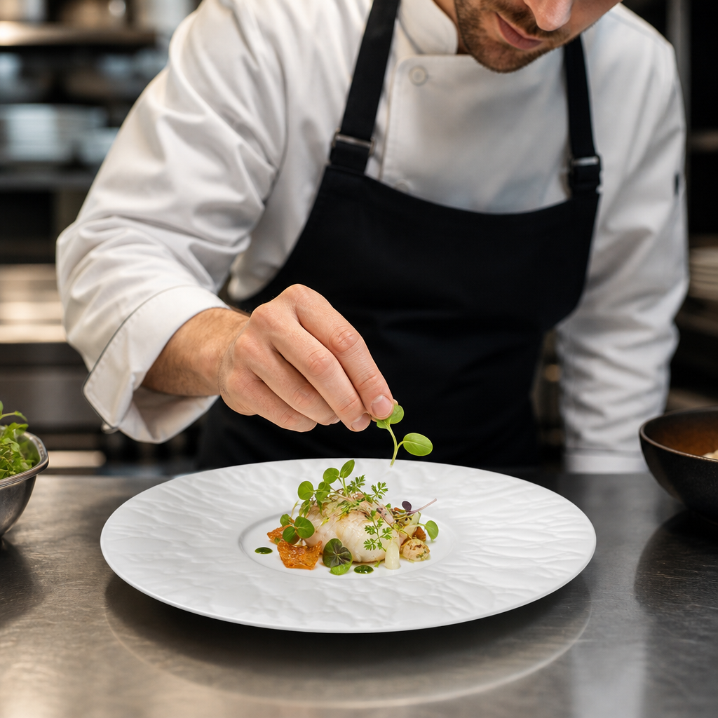 Signature Plates 279mm Porcelain for Fine Dining (Pack of 12)
